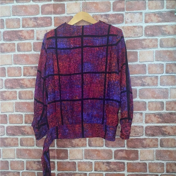 Celine Vintage Retro Multi colored, abstract print, 2piece set, top & skirt - Picture 9 of 14